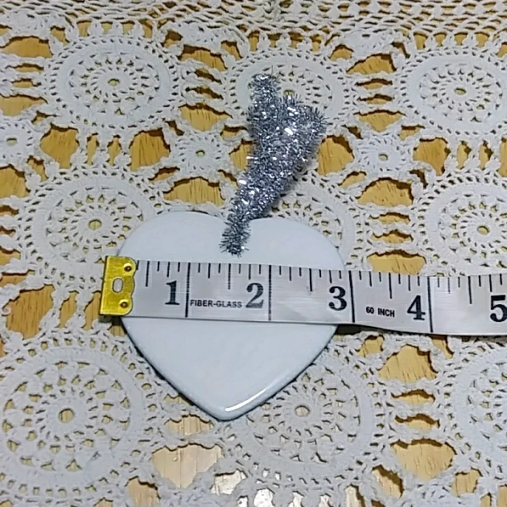 Heart Christmas Ornament, Starry Nights